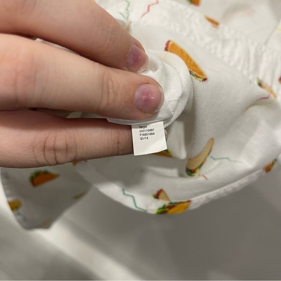 Mossimo Short Sleeve Taco Print Button Down Shirt Men’s Small - Picture 7 of 9